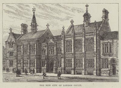 De Nieuwe City of London Court door Frank Watkins